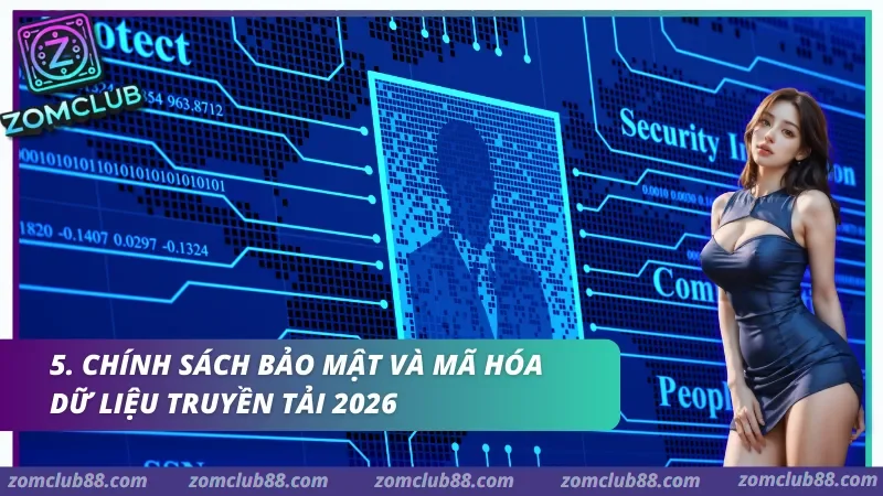 Bảo mật tài khoản dữ liệu cá nhân và mã xác nhận trong điều khoản sử dụng ZomClub