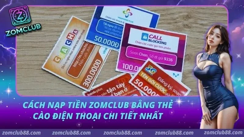 Cách Nạp Tiền ZomClub Bằng Thẻ Cào Điện Thoại Chi Tiết Nhất 10 Cách Nạp Tiền ZomClub Bằng Thẻ Cào Điện Thoại