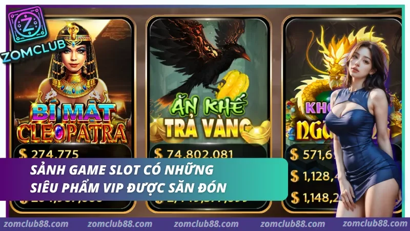 Vòng quay game slot chủ đề tài lộc tại ZomClub