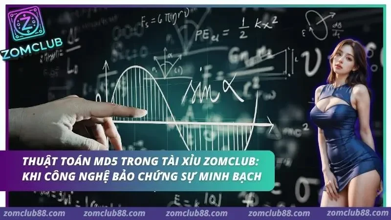 Hình ảnh Tai Xiu Md5 Zomclub 2 1 trong bài viết Tài Xỉu MD5 ZOMCLUB: Giải Mã Thuật Toán Và Bí Kíp Soi Cầu. Thuật toán giúp chứng minh sự minh bạch của cổng game