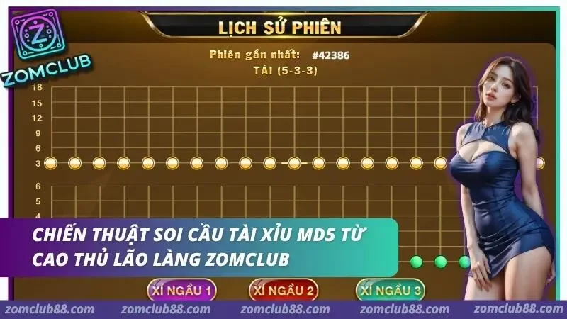 Hình ảnh Tai Xiu Md5 Zomclub 4 1 trong bài viết Tài Xỉu MD5 ZOMCLUB: Giải Mã Thuật Toán Và Bí Kíp Soi Cầu. Chiến thuật soi bất bại giúp anh em nắm chắc phần thắng