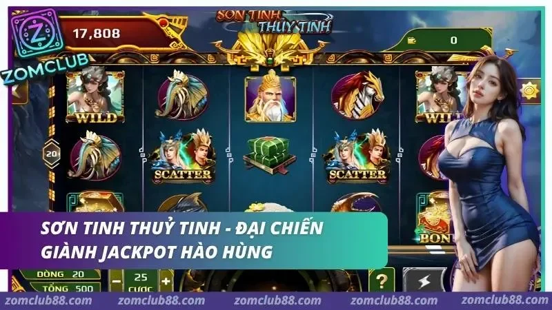 Hình ảnh Top 5 Slot De No Hu Tai Zomclub 4 1 trong bài viết Top 5 Slot Nổ Hũ Zomclub - Game Quay Hũ Nổi Bật 2026. Sơn Tinh Thủy Tinh trong top slot nổ hũ Zomclub phù hợp người thích chủ đề chiến đấu và biết kiểm soát vốn